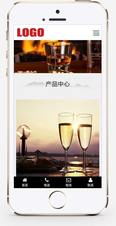 (自适应移动端)水墨风响应式白酒酿制生产网站模板 酒业网站源码下载